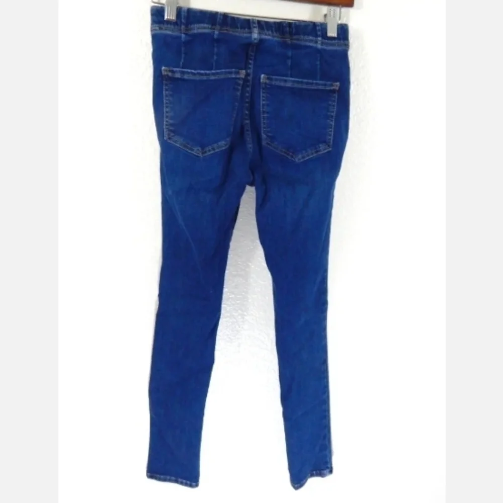 Free People Ultra High Rise Pull On Skinny Jeans